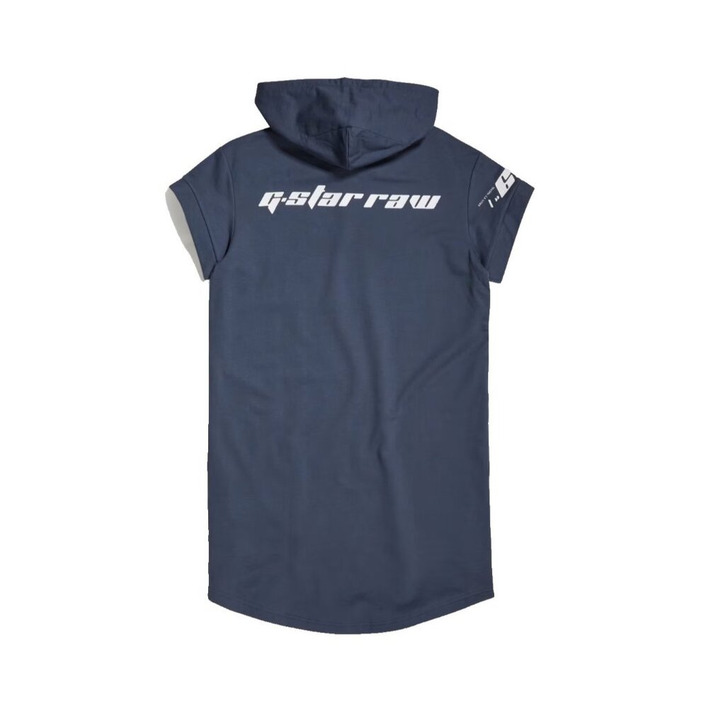 G-Star Sobiru Hoodie Sweat Dress – Fantem Blue/Papyrus – Women’s XL (NWT) - Picture 5 of 11